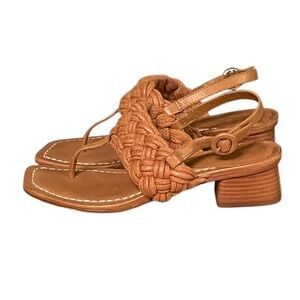 Bernardo Johanna Tan Braided Sandals